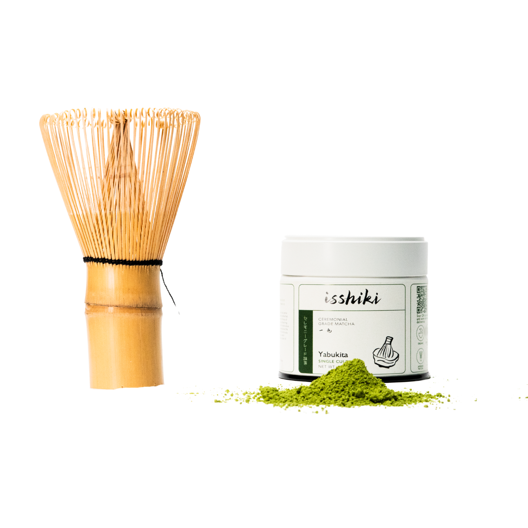 Yabukita Starter Kit: Matcha & Bamboo Whisk – isshiki matcha