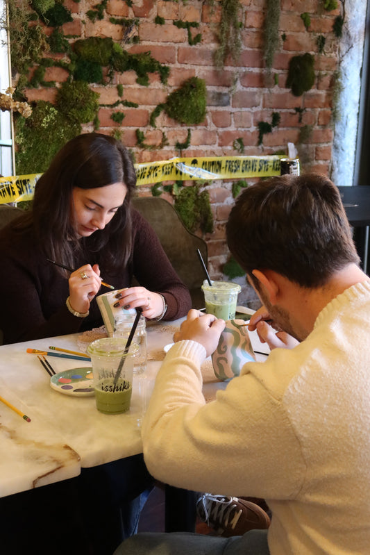 Ceramics & Serenity: Painting Mugs with ClayCrew