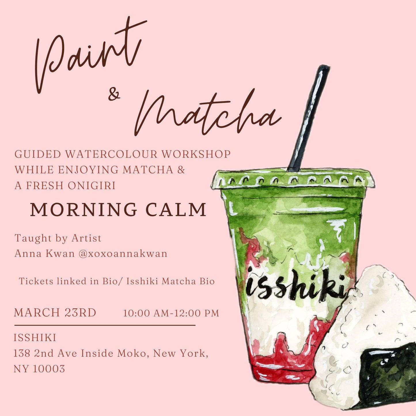 Sip & Paint: Matcha Edition