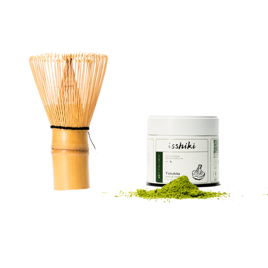 Signature Ceremonial Matcha Starter Kit: Yabukita Matcha & Whisk