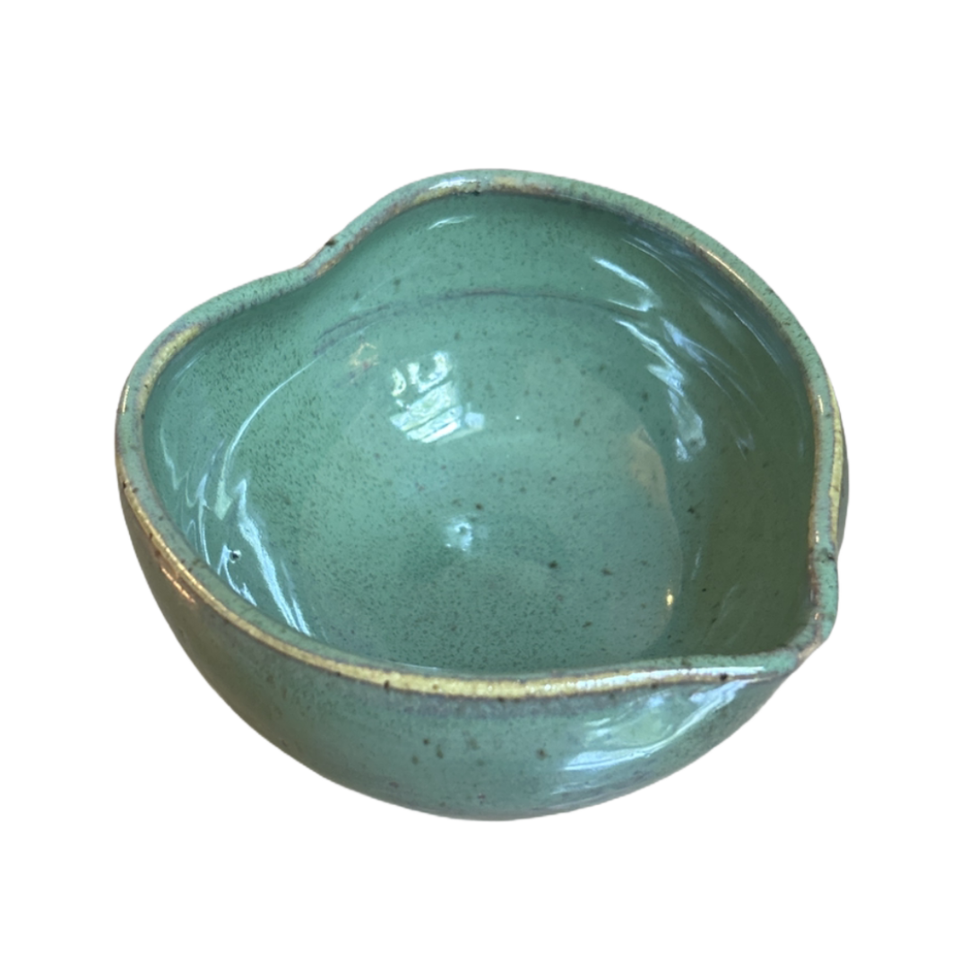 Handcrafted Heart-Shaped Matcha Bowls