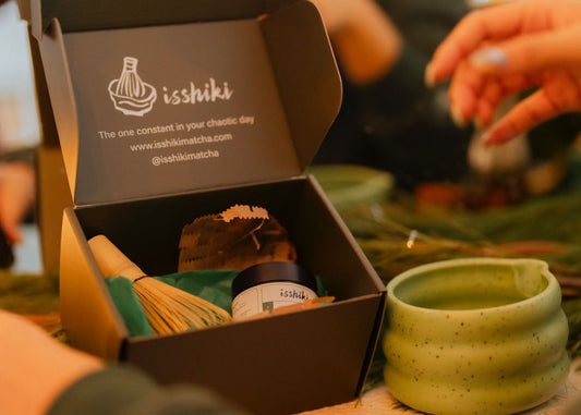 Premium Ceremonial Matcha Starter Kit: Samidori Matcha & Whisk