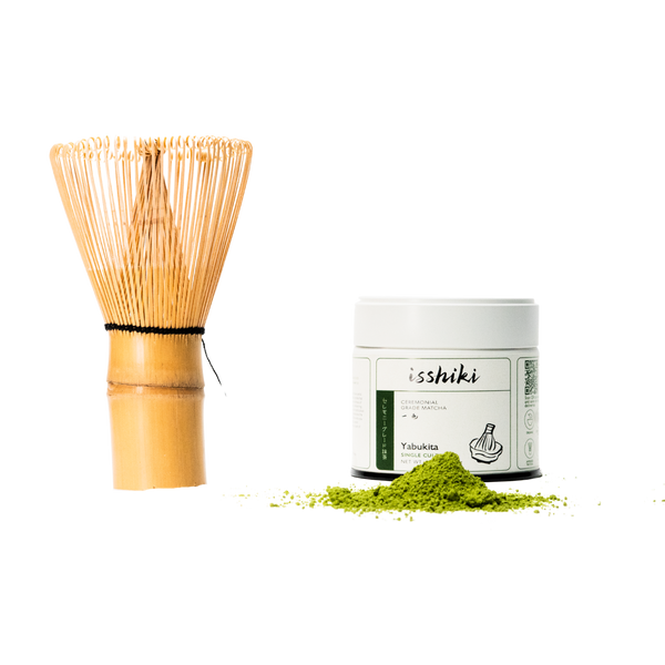 Yabukita Starter Kit: Matcha & Bamboo Whisk – isshiki matcha